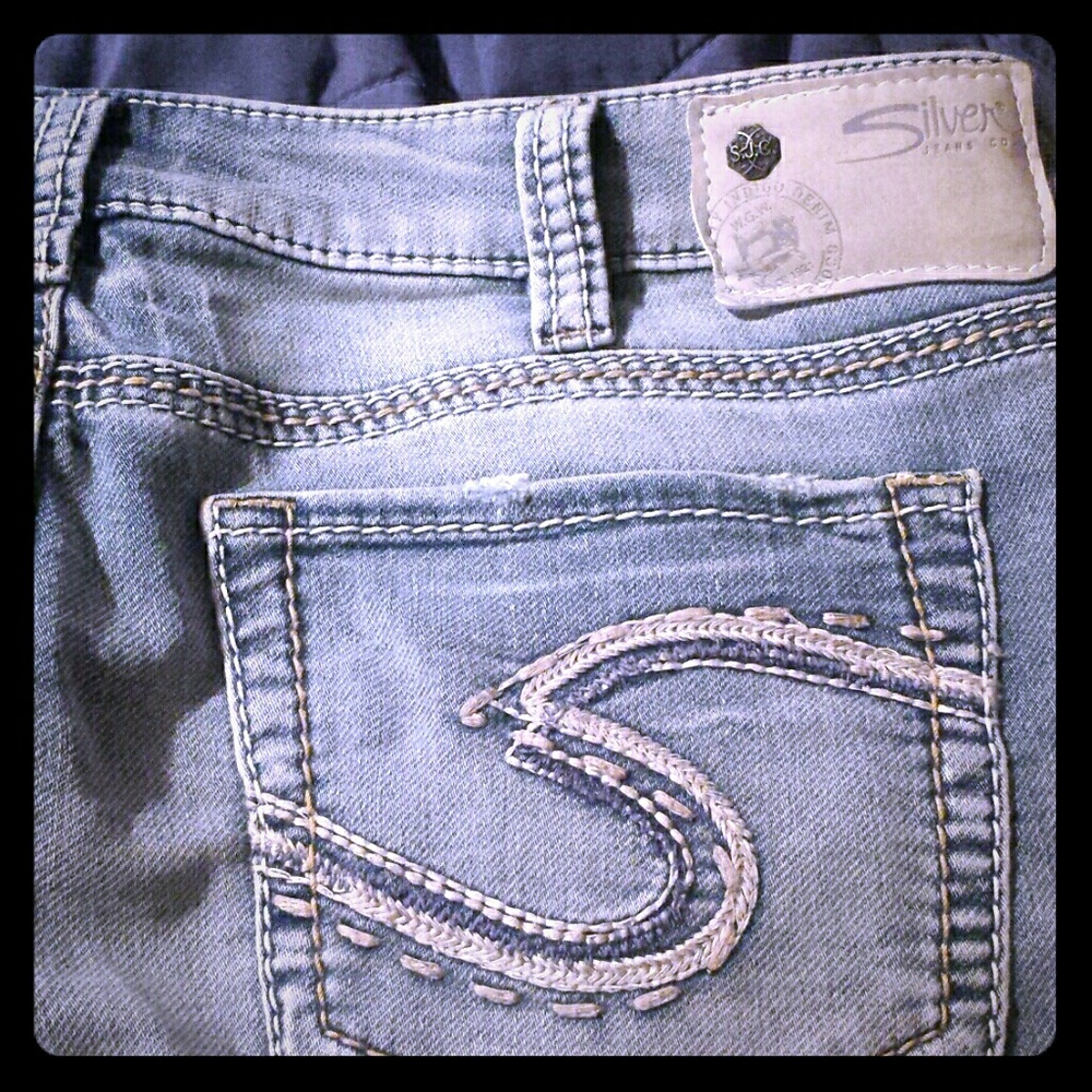 Silver jeans